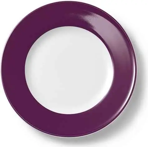 Dibbern Teller flach 21 cm Fahne PFLAUME Bild