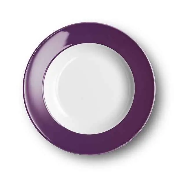 Suppenteller 23 cm Fahne PFLAUME