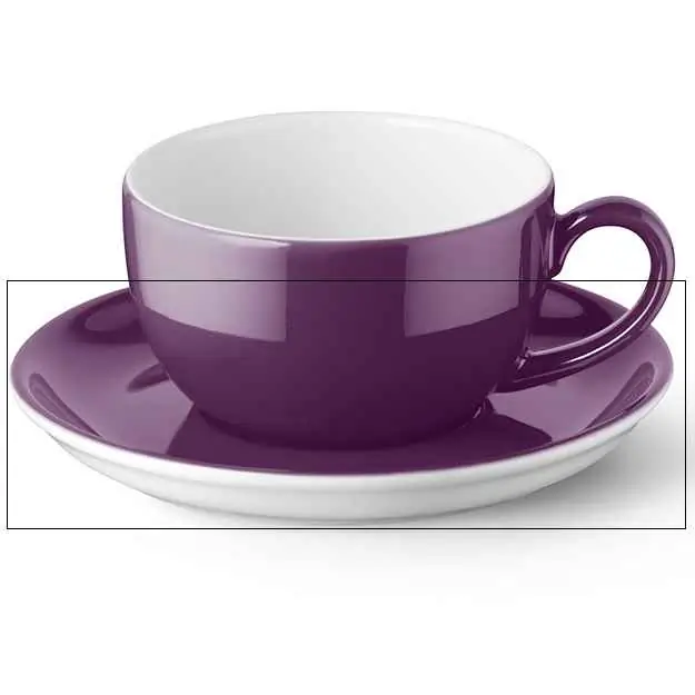 Dibbern Kaffee Untertasse PFLAUME Bild