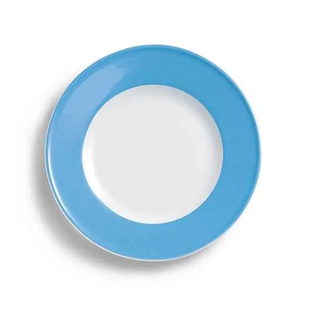 Dibbern Teller flach 21 cm Fahne LAVENDELBLAU Bild