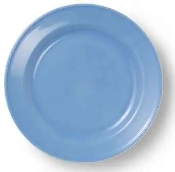 Dibbern Teller flach 19 cm VOLLDEKOR LAVENDELBLAU Bild