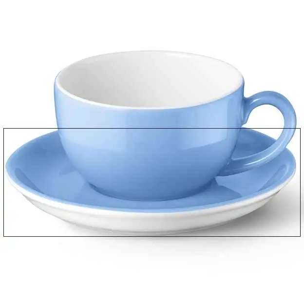 Dibbern Kaffee Untertasse LAVENDELBLAU Bild