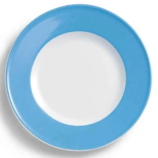 Dibbern Teller flach 28 cm Fahne LAVENDELBLAU Bild