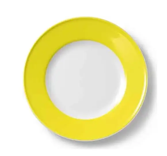 Dibbern Teller flach 19 cm Fahne ZITRONE Bild