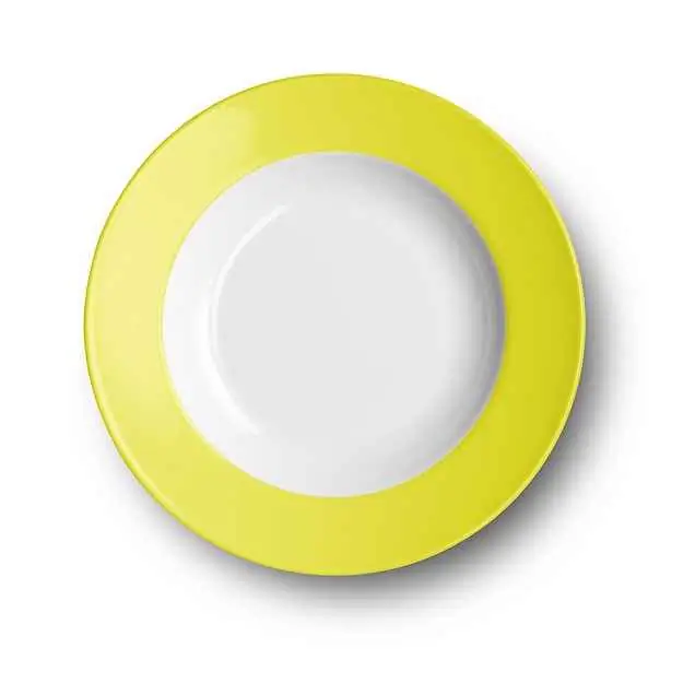 Suppenteller 23 cm Fahne ZITRONE