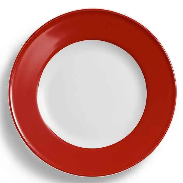 Dibbern Teller flach 28 cm Fahne PAPRIKA Bild