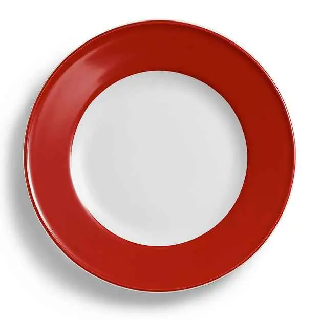 Dibbern Teller flach 26 cm Fahne PAPRIKA Bild