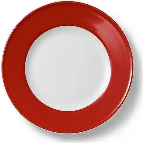 Dibbern Teller flach 21 cm Fahne PAPRIKA Bild