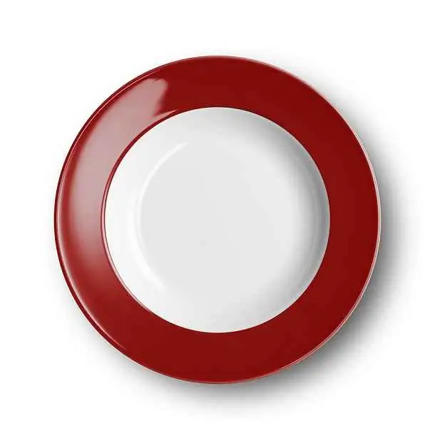 Dibbern Suppenteller 23 cm Fahne PAPRIKA Bild