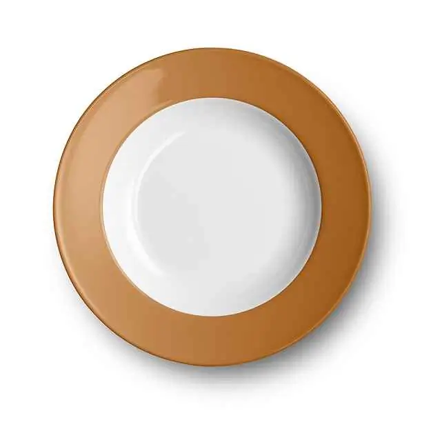 Dibbern Suppenteller 23 cm Fahne KARAMELL Bild