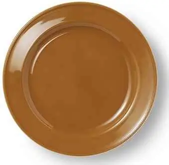 Dibbern Teller flach 19 cm VOLLDEKOR KARAMELL Bild