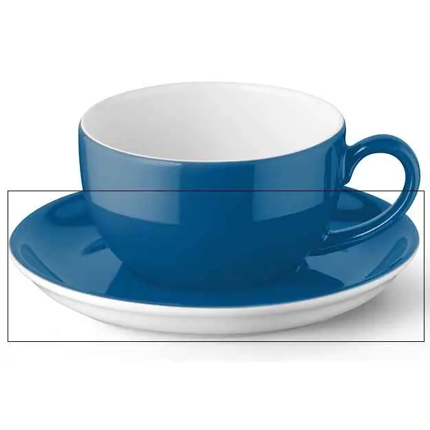 Dibbern Kaffee Untertasse PAZIFIKBLAU Bild