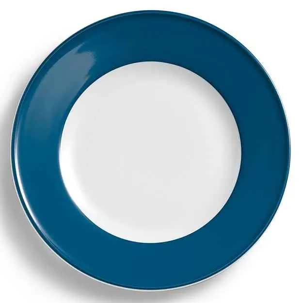 Dibbern Teller flach 28 cm Fahne PAZIFIKBLAU Bild