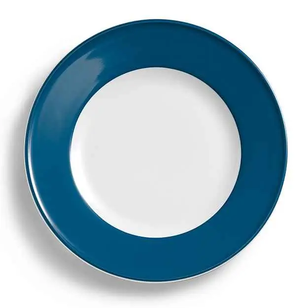 Dibbern Teller flach 26 cm Fahne PAZIFIKBLAU Bild