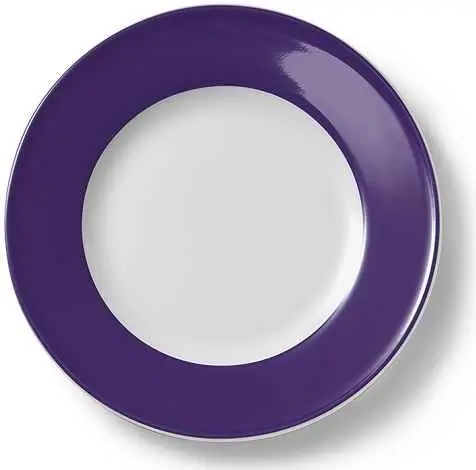 Dibbern Teller flach 21 cm Fahne VIOLETT Bild