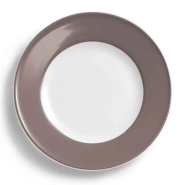 Dibbern Teller flach 26 cm Fahne UMBRA Bild