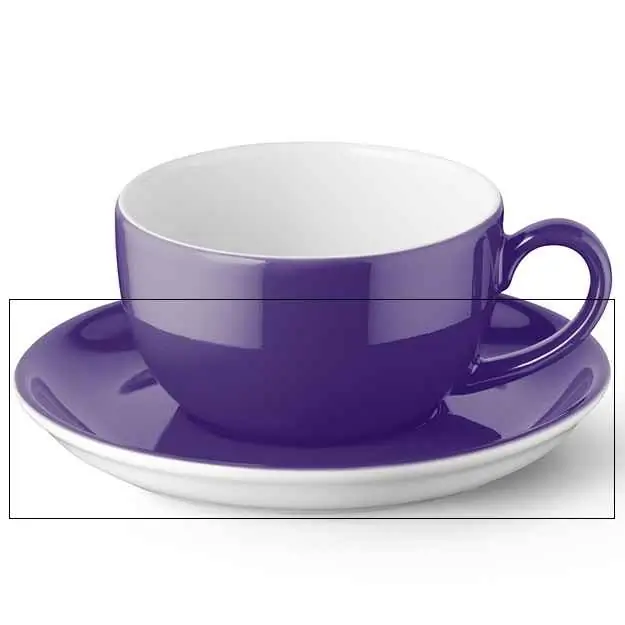 Dibbern Kaffee Untertasse VIOLETT Bild