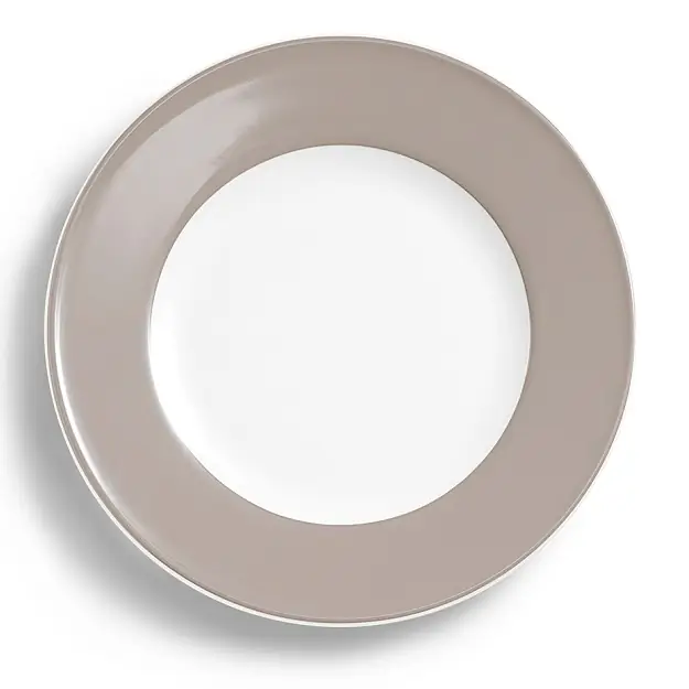 Dibbern Teller flach 26 cm Fahne KIESEL Bild