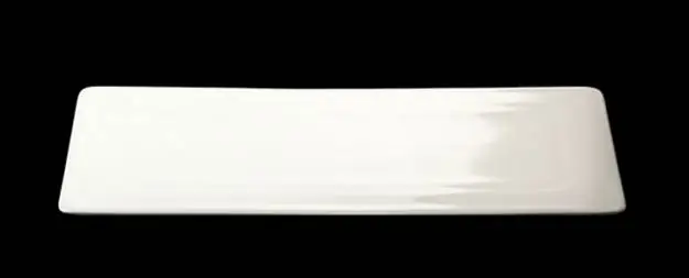 Platte Pure weiss 16 x 27 cm