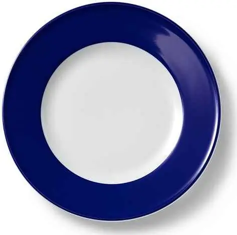 Dibbern Teller flach 21 cm Fahne KOBALTBLAU Bild