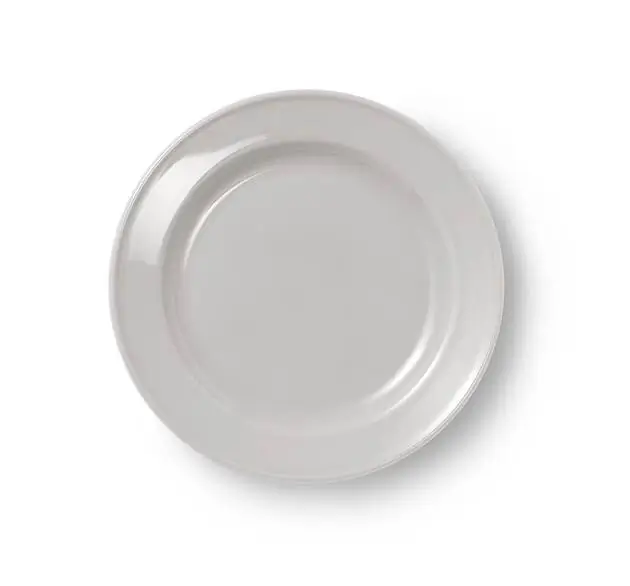 Teller flach 19 cm volldekor pearl