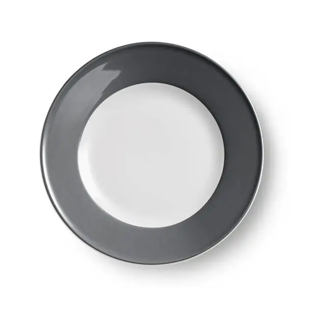 Dibbern Teller flach 21 cm fahne anthrazit Bild