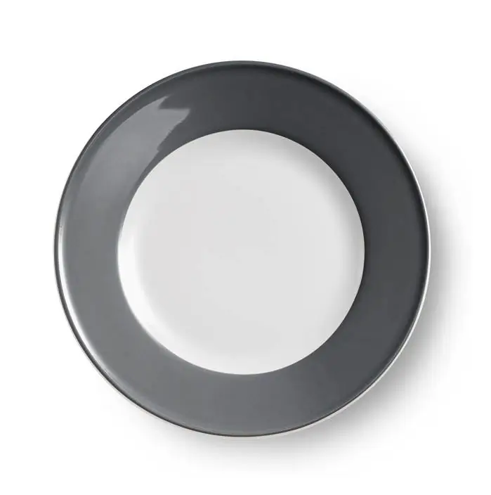 Dibbern Teller flach 26 cm fahne anthrazit Bild