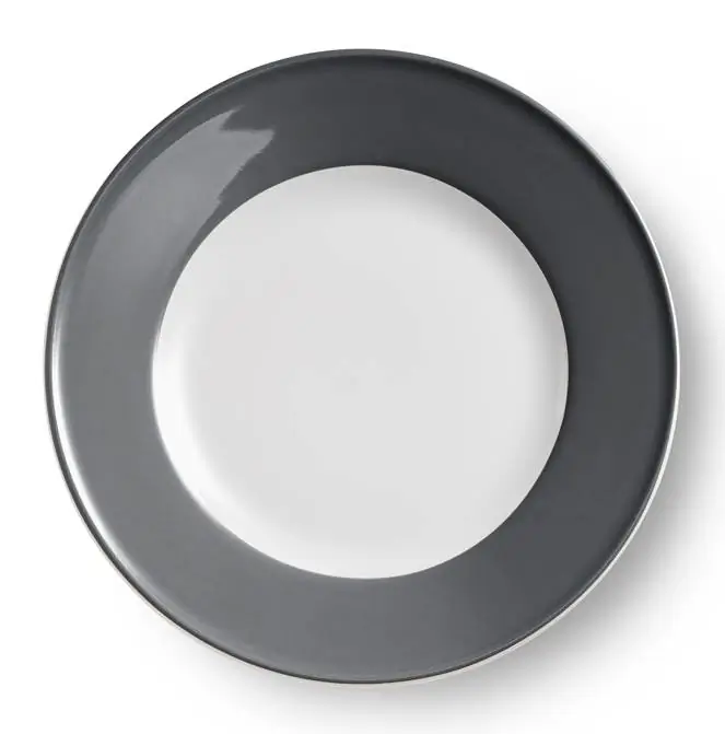 Dibbern Teller flach 28 cm fahne anthrazit Bild