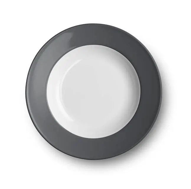 Suppenteller 23 cm fahne anthrazit