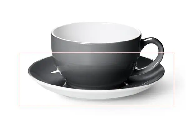 Dibbern Kaffee Untertasse anthrazit Bild