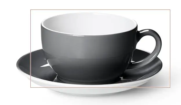 Dibbern Cappuccino Obere 0,30 l anthrazit Bild