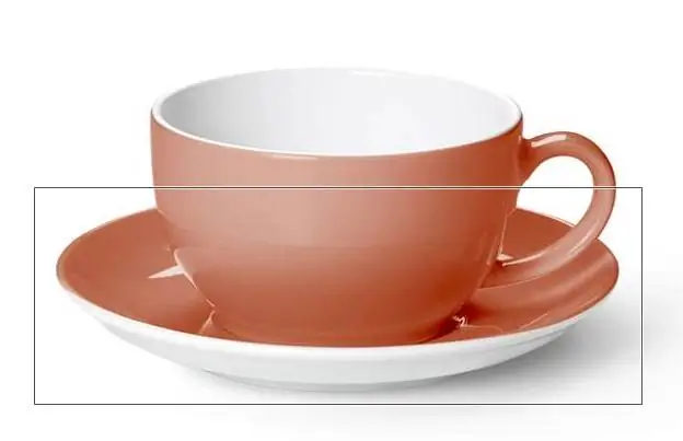 Dibbern Kaffee Untertasse papaya Bild