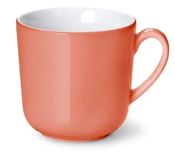 Dibbern Becher mit Henkel 0,32 l papaya Bild