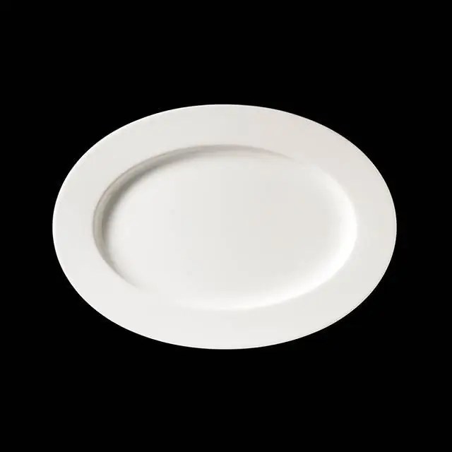 ovale Platte 34 cm classic