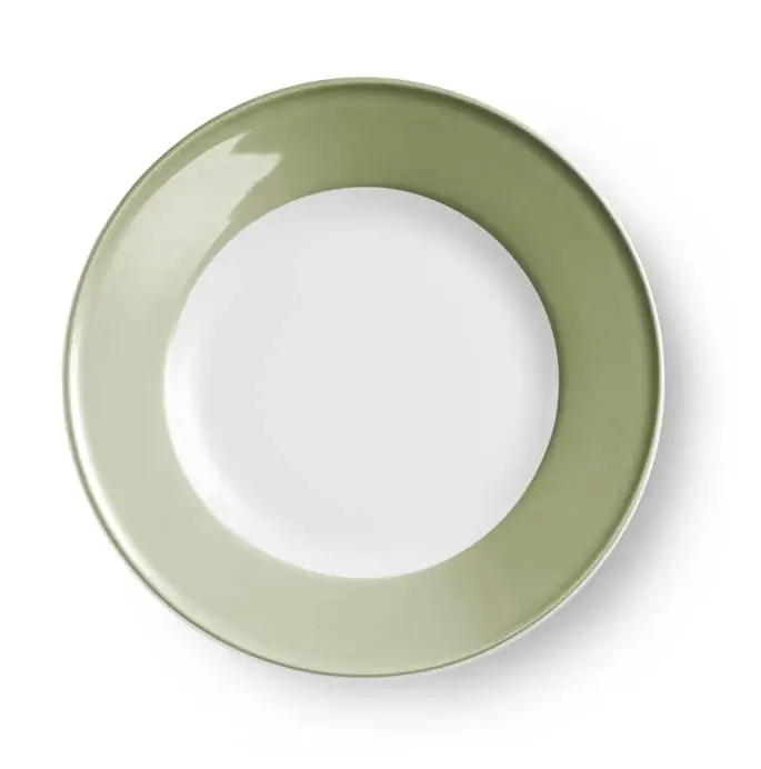 Dibbern Teller flach 21 cm fahne khaki Bild