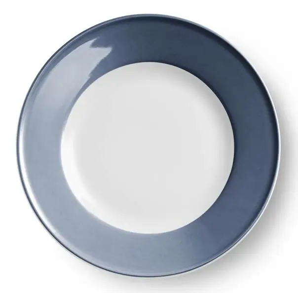 Dibbern Teller flach 21 cm fahne indigo Bild