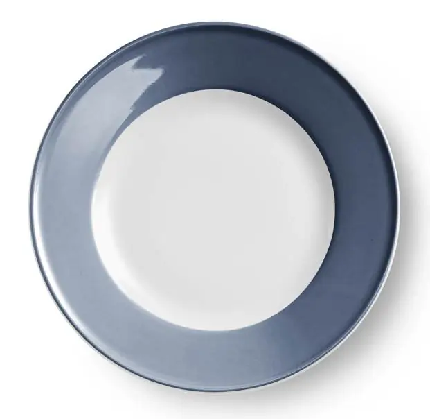 Dibbern Teller flach 26 cm fahne indigo Bild