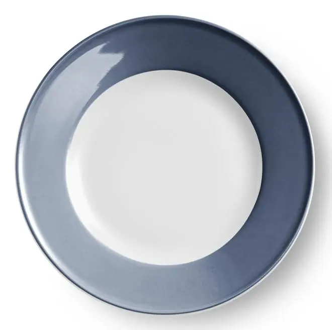 Dibbern Teller flach 28 cm fahne indigo Bild