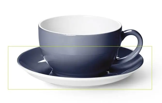 Dibbern Kaffee Untertasse indigo Bild
