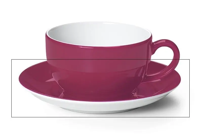 Dibbern Kaffee Untertasse himbeere Bild