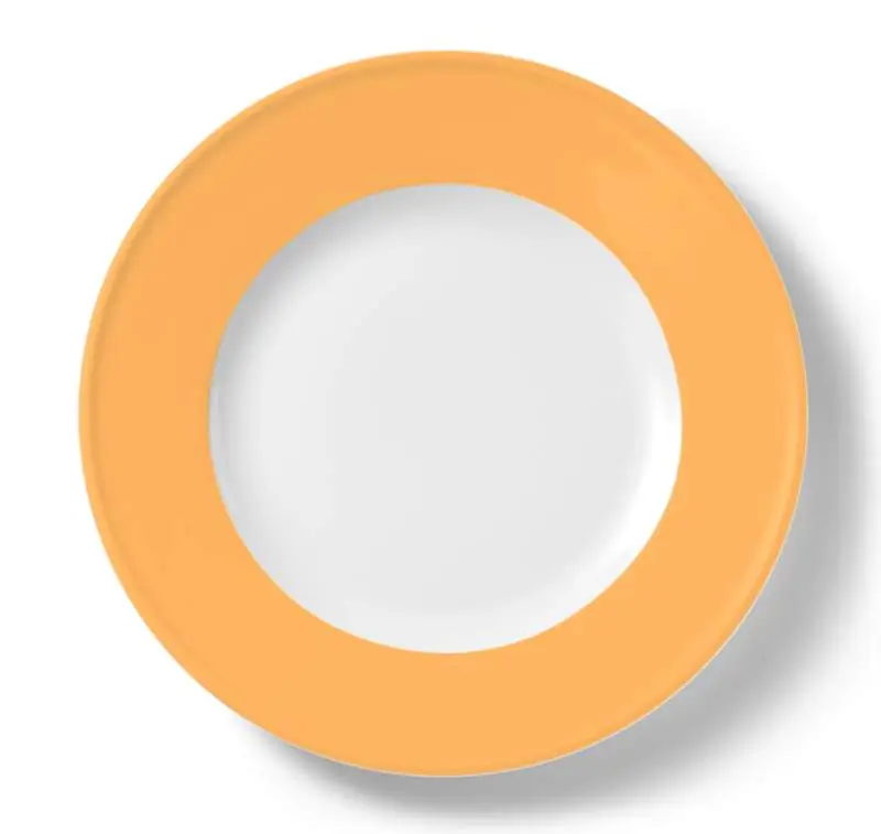 Dibbern Teller flach 28 cm fahne mandarine Bild