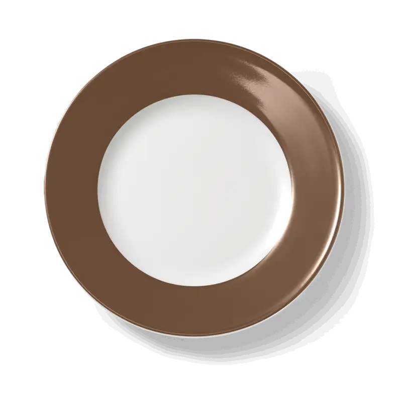 Dibbern Teller flach 26 cm Fahne CHOCOLATE Bild