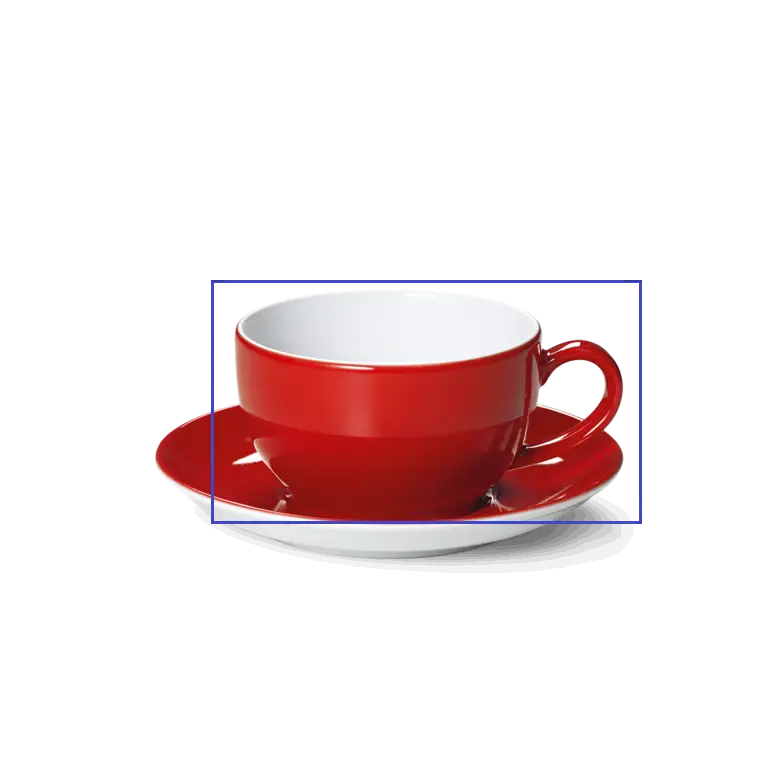 Dibbern Cappuccino Obere 0,30 L rot Bild