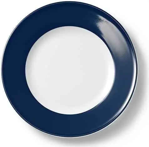Dibbern Teller flach 21 cm Fahne MARINE Bild