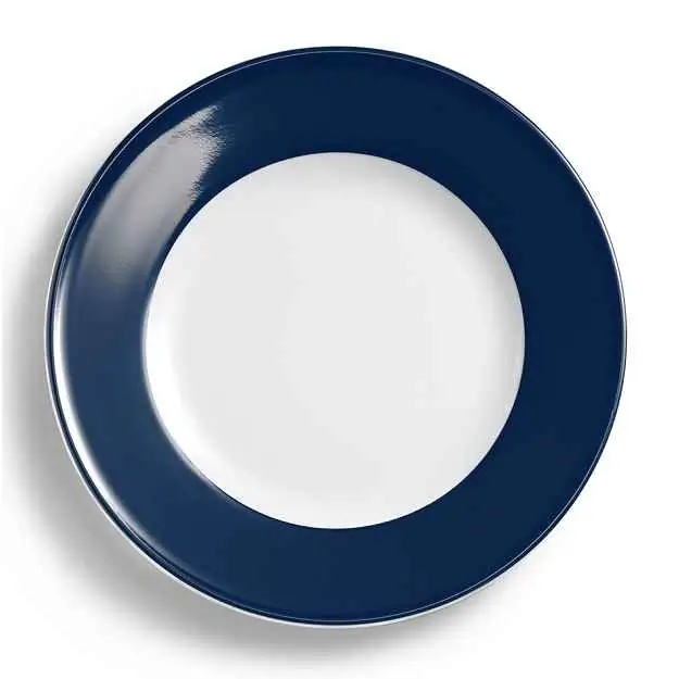 Dibbern Teller flach 26 cm Fahne MARINE Bild