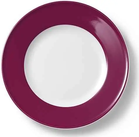 Dibbern Teller flach 21 cm Fahne BORDEAUX Bild