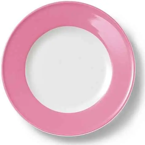 Dibbern Teller flach 21 cm Fahne PINK Bild