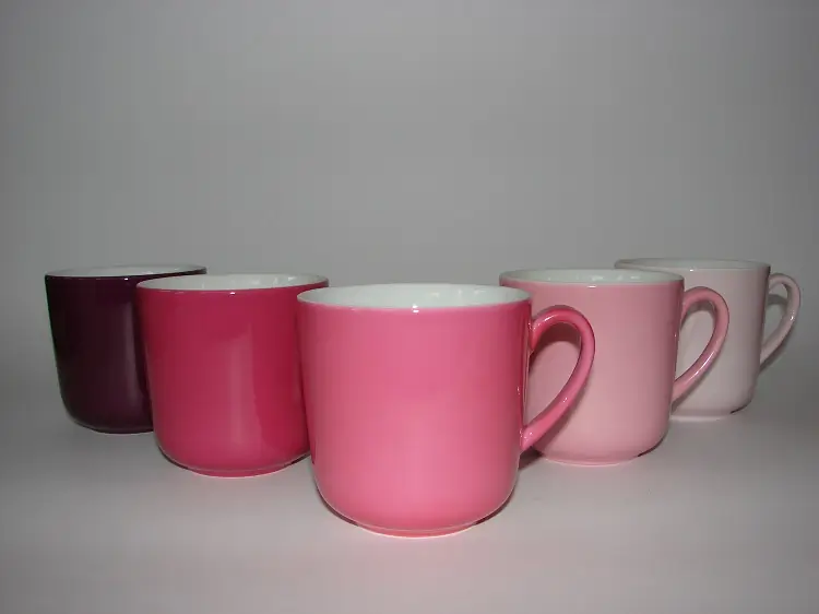 Dibbern Becher mit Henkel 0,32 L PINK Bild 2