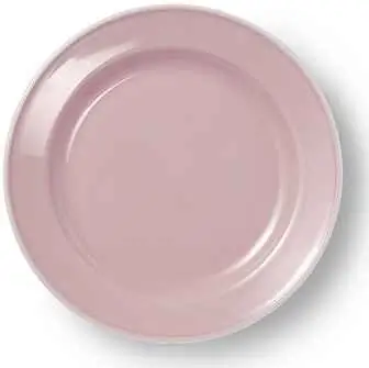Teller flach 19 cm VOLLDEKOR ZARTROSA
