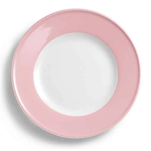 Dibbern Teller flach 26 cm Fahne ZARTROSA Bild